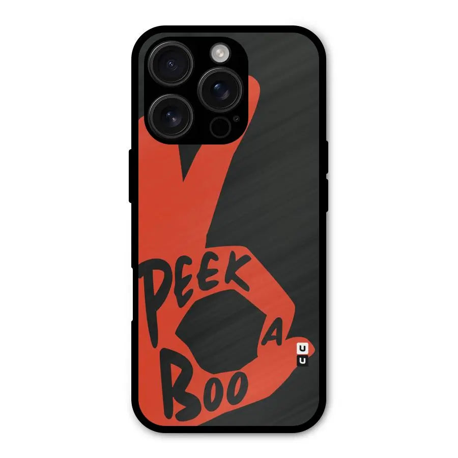 Peek-a-boo Shockproof Hybrid Protection (Metal + TPU) Back Case Cover CoversCart