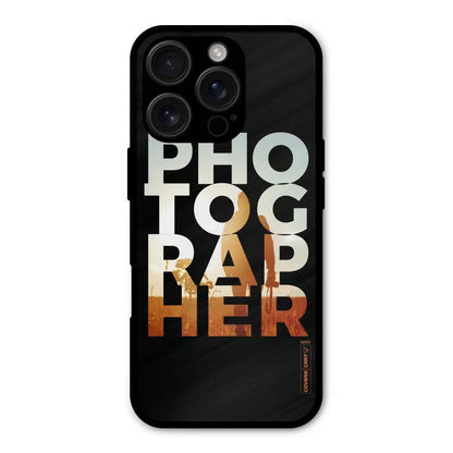 Photographer Typography Shockproof Hybrid Protection (Metal + TPU) Back Case Cover CoversCart