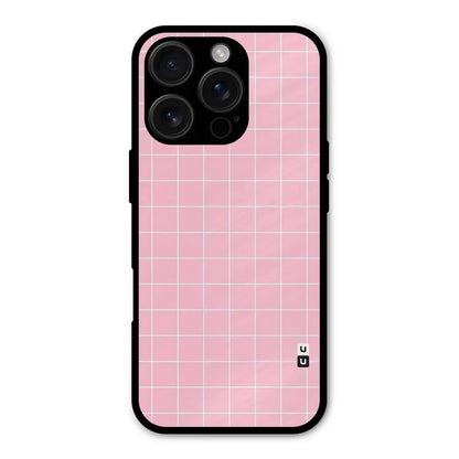 Pink Checks Shockproof Hybrid Protection (Metal + TPU) Back Case Cover CoversCart
