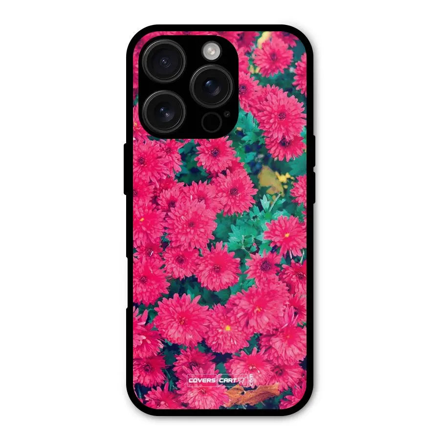 Pink Flowers Shockproof Hybrid Protection (Metal + TPU) Back Case Cover CoversCart