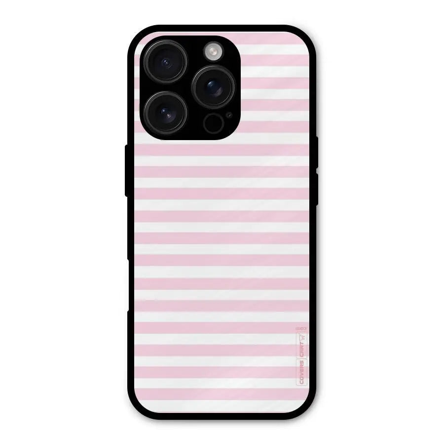 Pink Stripes Shockproof Hybrid Protection (Metal + TPU) Back Case Cover CoversCart