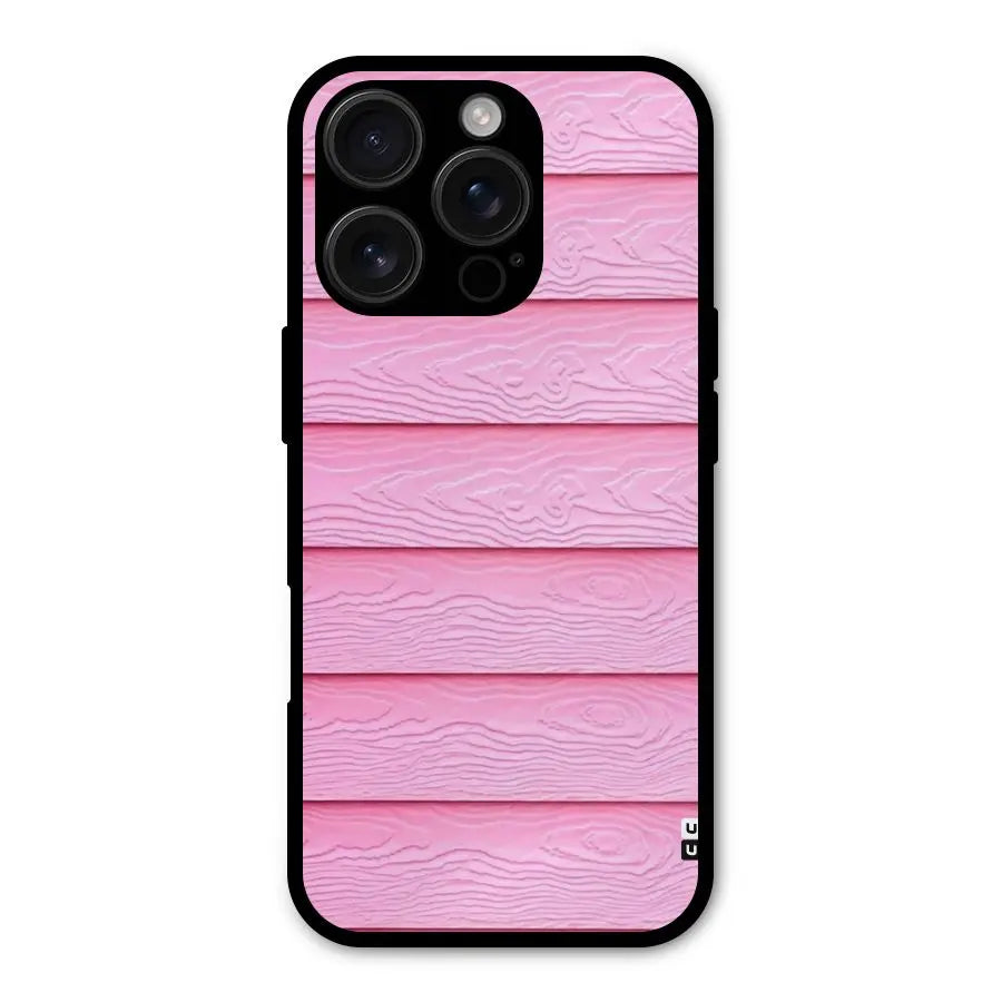 Pink Wood Shockproof Hybrid Protection (Metal + TPU) Back Case Cover CoversCart