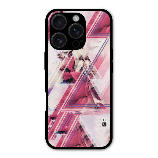 Pink Rose Abstract Shockproof Hybrid Protection (Metal + TPU) Back Case Cover