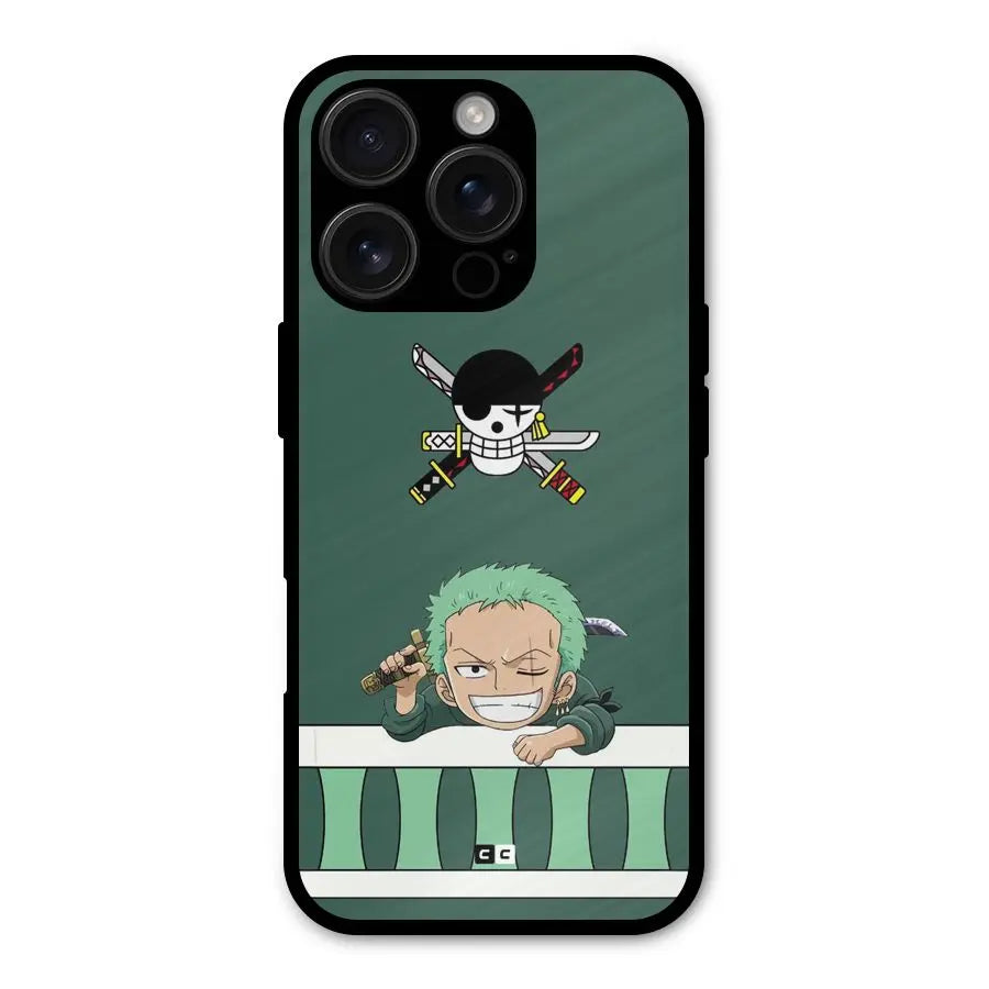 Pirate Hunter Zoro Shockproof Hybrid Protection (Metal + TPU) Back Case Cover CoversCart