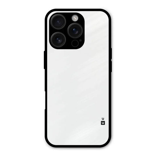 Plain White Shockproof Hybrid Protection (Metal + TPU) Back Case Cover CoversCart