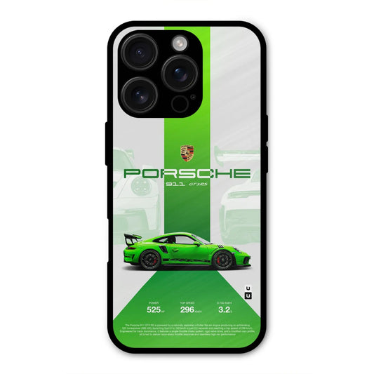Porsche 911 GT3 RS Racing Stripe Shockproof Hybrid Protection (Metal + TPU) Back Case Cover