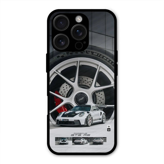 Porsche GT3 RS Shockproof Hybrid Protection (Metal + TPU) Back Case Cover
