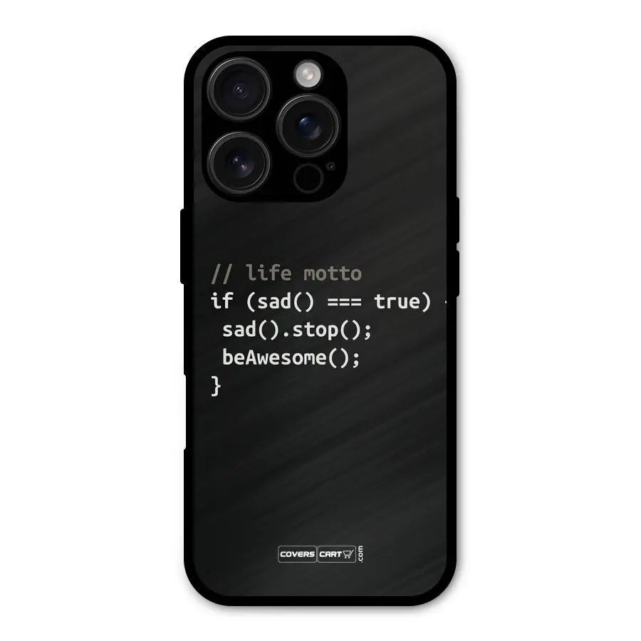 Programmers Life Shockproof Hybrid Protection (Metal + TPU) Back Case Cover CoversCart