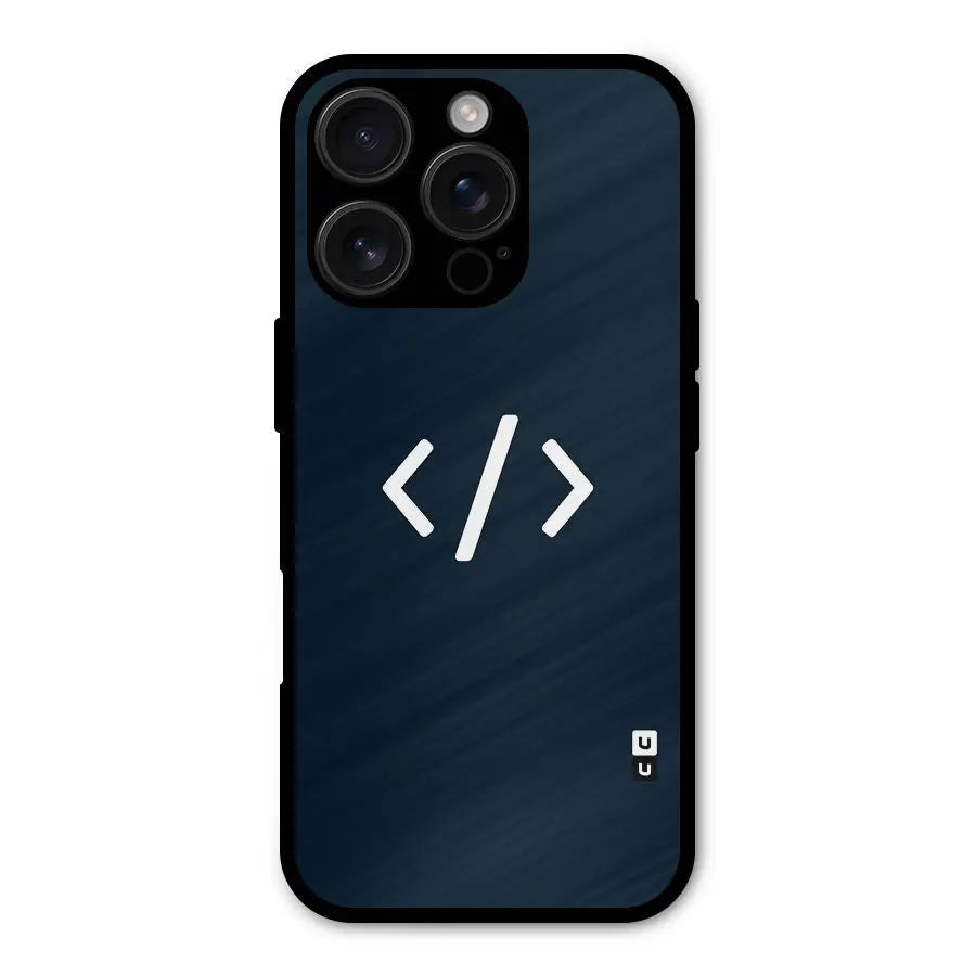 Programmers Style Symbol Shockproof Hybrid Protection (Metal + TPU) Back Case Cover CoversCart