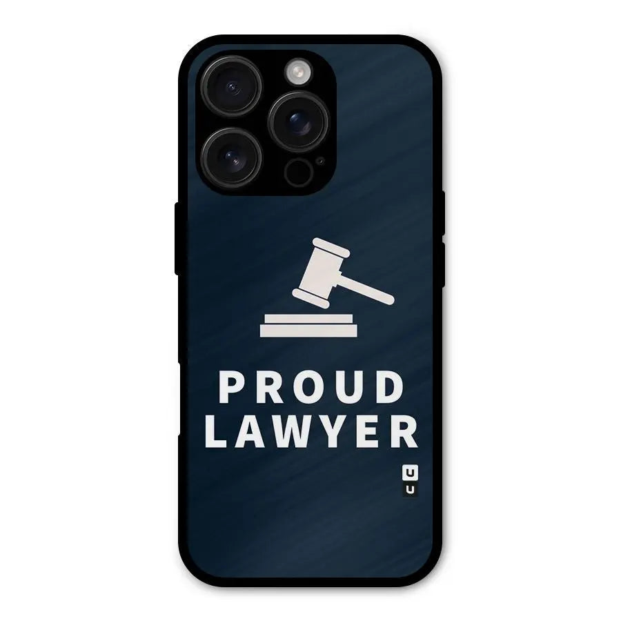 Proud Lawyer Shockproof Hybrid Protection (Metal + TPU) Back Case Cover CoversCart