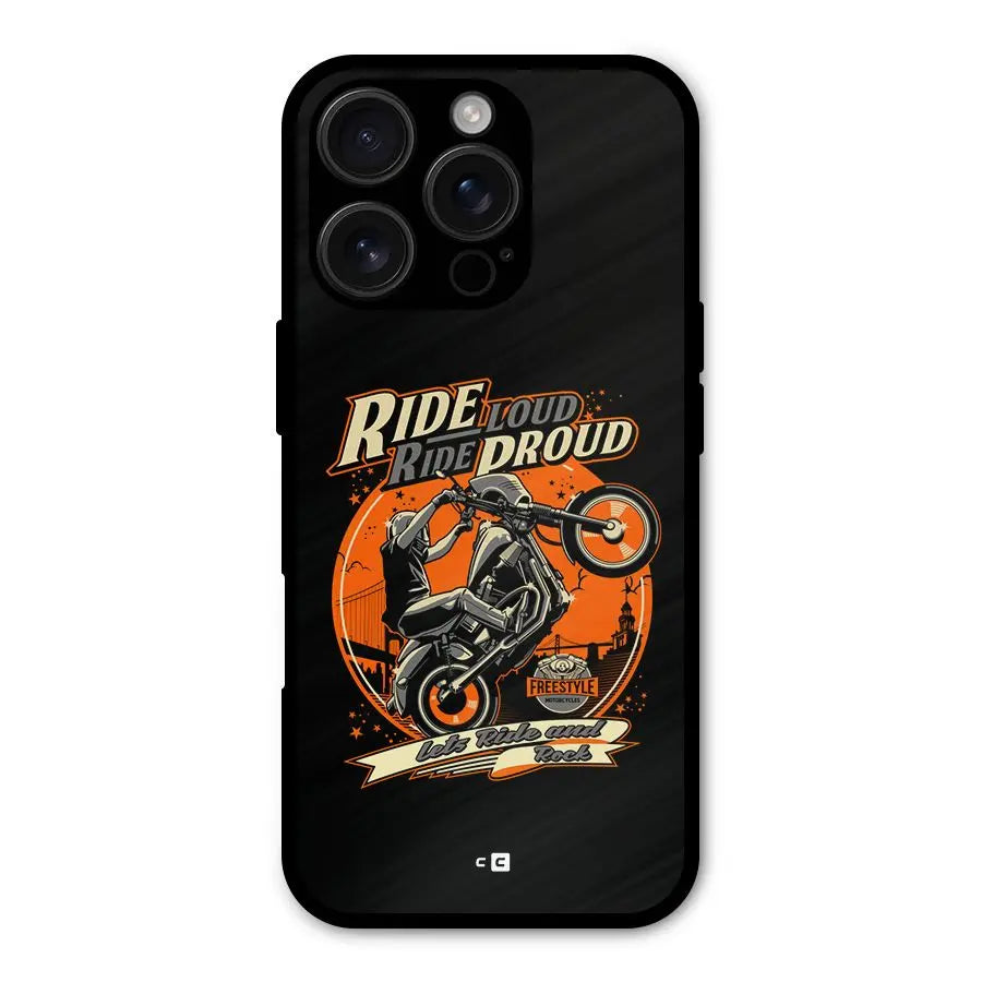 Proud Rider Shockproof Hybrid Protection (Metal + TPU) Back Case Cover CoversCart