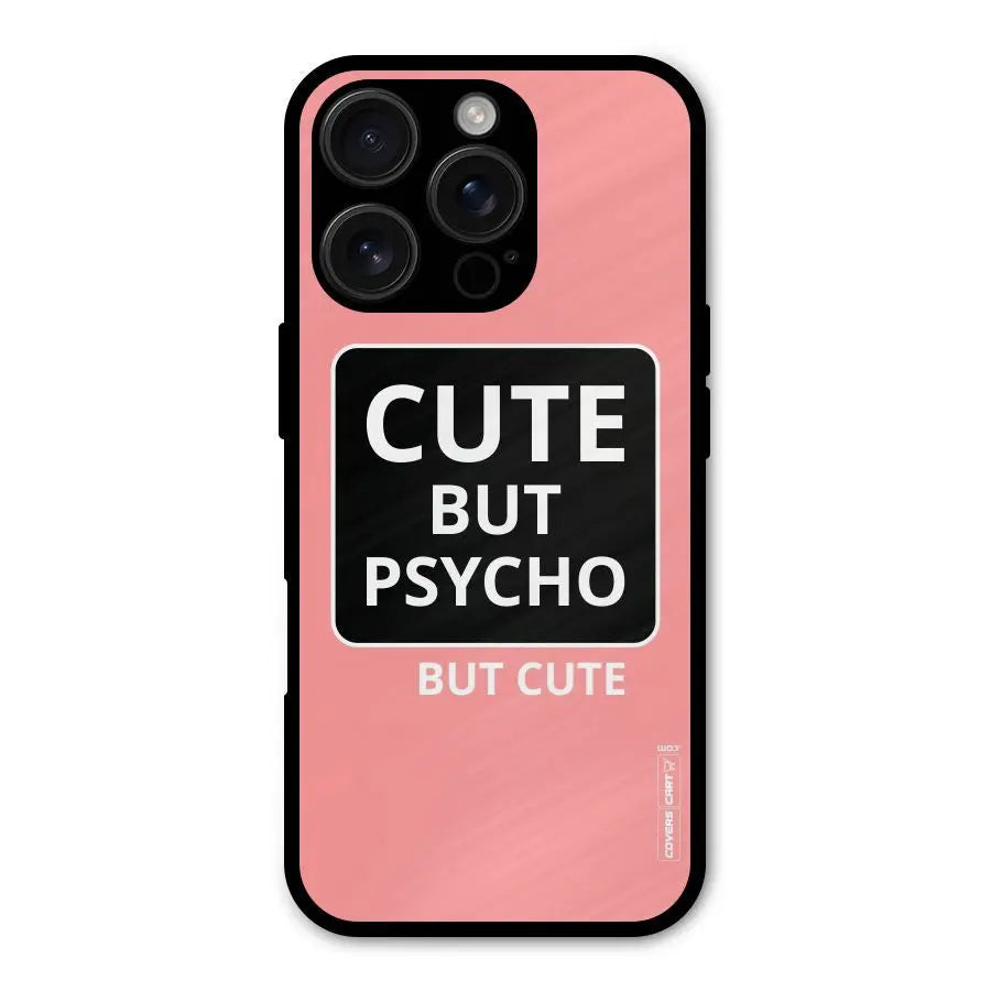 Psycho But Cute Shockproof Hybrid Protection (Metal + TPU) Back Case Cover CoversCart