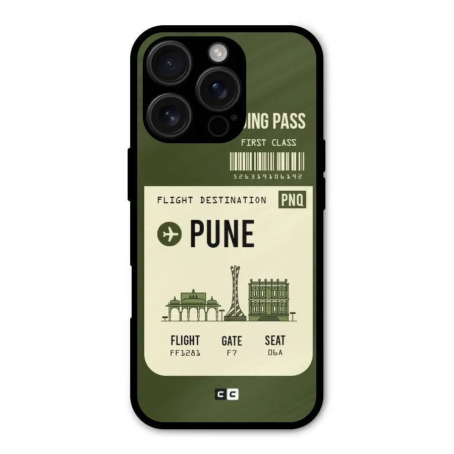 Pune Boarding Pass Shockproof Hybrid Protection (Metal + TPU) Back Case Cover CoversCart