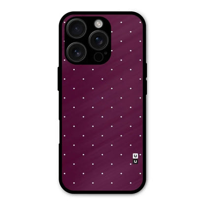 Purple Polka Shockproof Hybrid Protection (Metal + TPU) Back Case Cover CoversCart