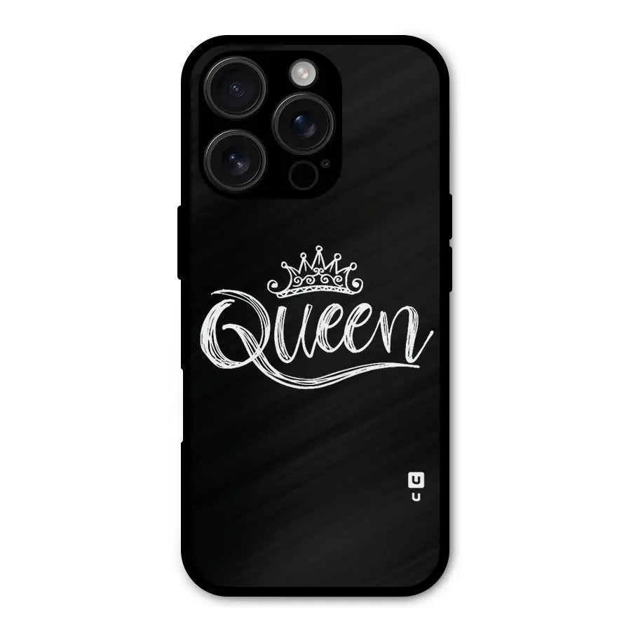 Queen Crown Shockproof Hybrid Protection (Metal + TPU) Back Case Cover CoversCart