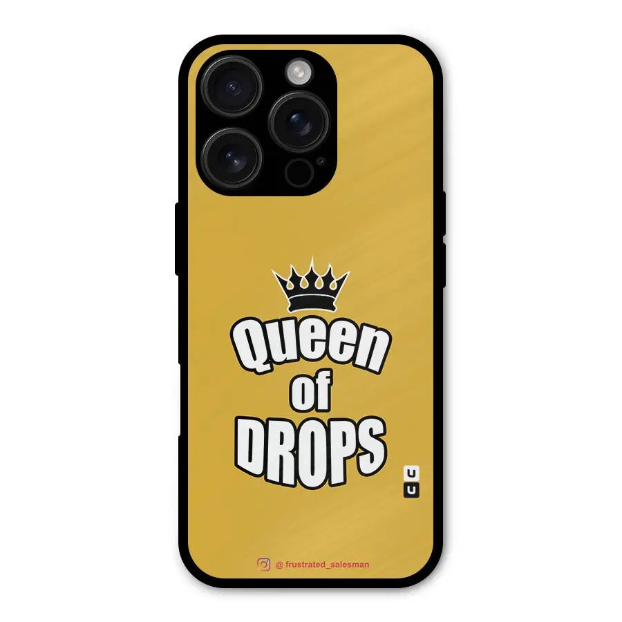 Queen of Drops Mustard Yellow Shockproof Hybrid Protection (Metal + TPU) Back Case Cover CoversCart
