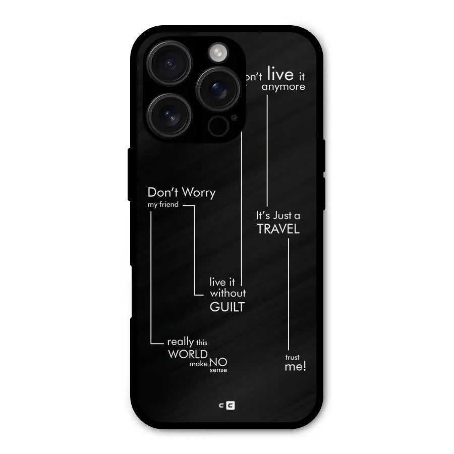 Quotes Of Life Shockproof Hybrid Protection (Metal + TPU) Back Case Cover CoversCart