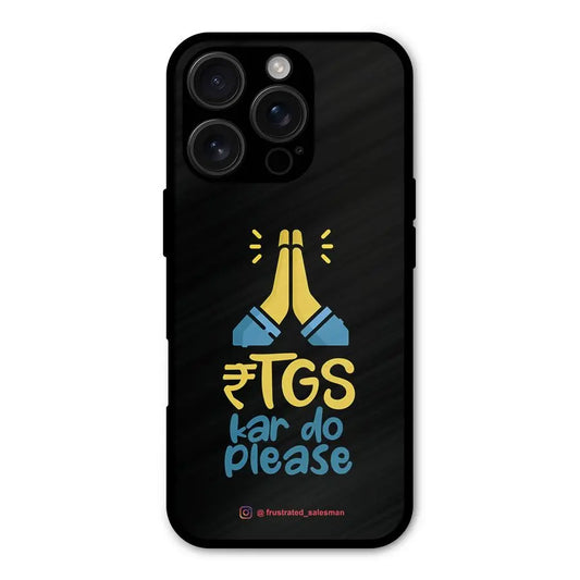 RTGS Kar Do Please Black Shockproof Hybrid Protection (Metal + TPU) Back Case Cover CoversCart