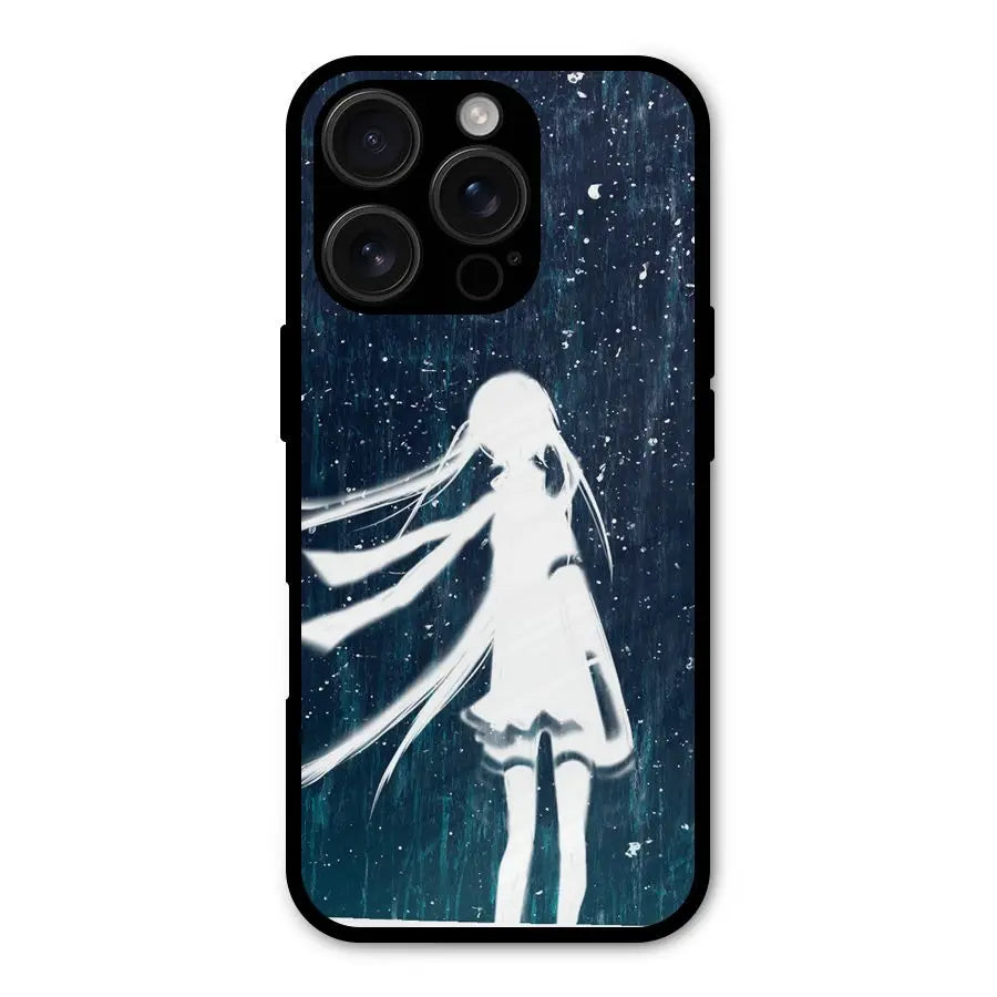 Rain White Girl Shockproof Hybrid Protection (Metal + TPU) Back Case Cover CoversCart