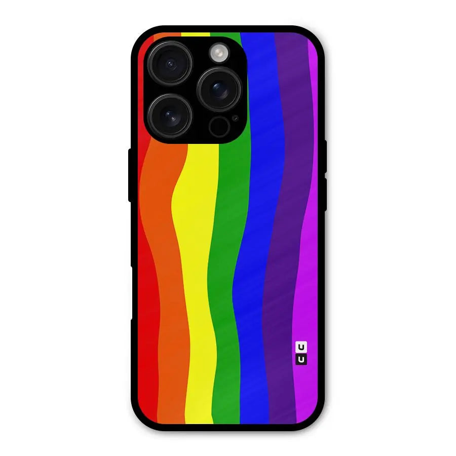 Rainbow Curves Shockproof Hybrid Protection (Metal + TPU) Back Case Cover CoversCart