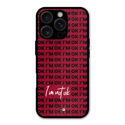 Really Not Ok Shockproof Hybrid Protection (Metal + TPU) Back Case Cover CoversCart