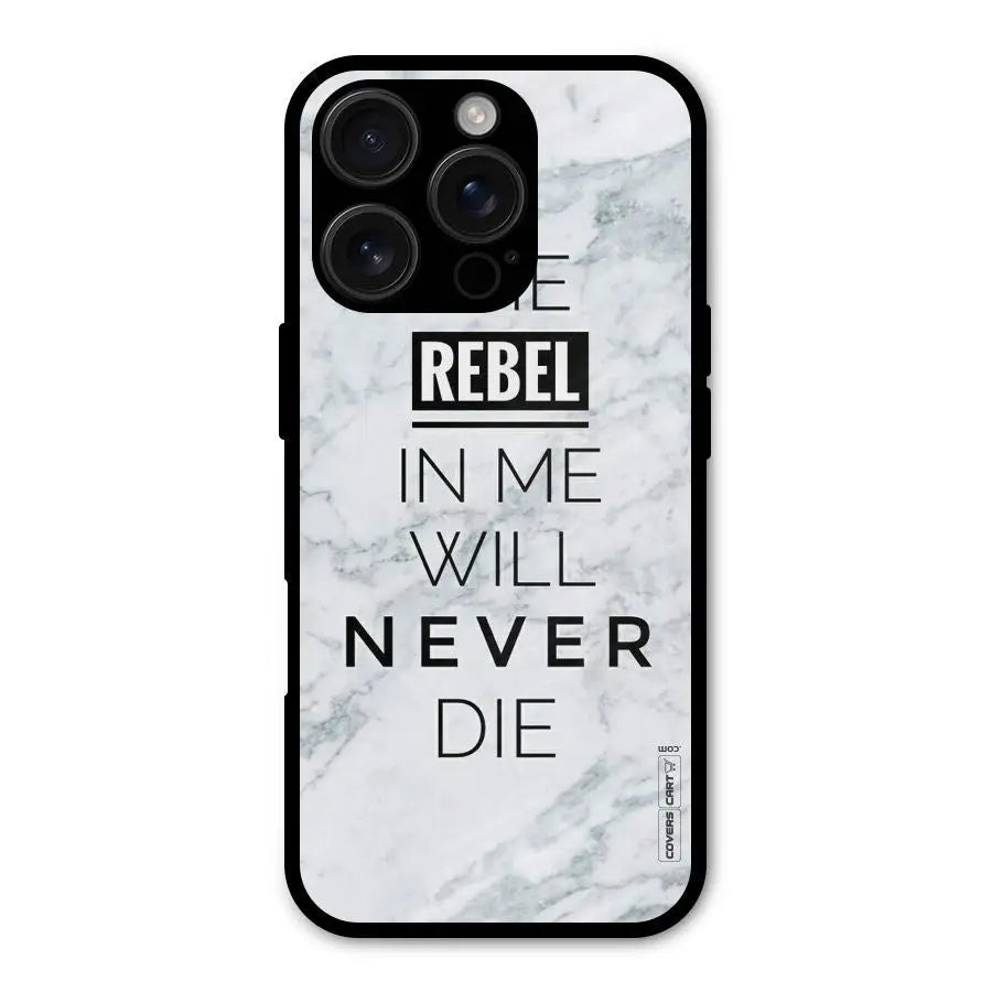 Rebel Will Not Die Shockproof Hybrid Protection (Metal + TPU) Back Case Cover CoversCart