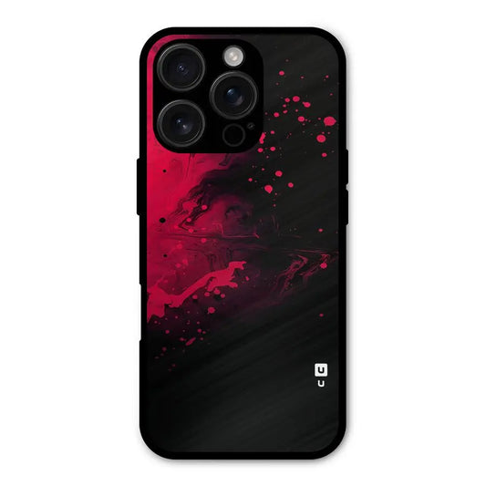 Red Black Splash Art Shockproof Hybrid Protection (Metal + TPU) Back Case Cover CoversCart