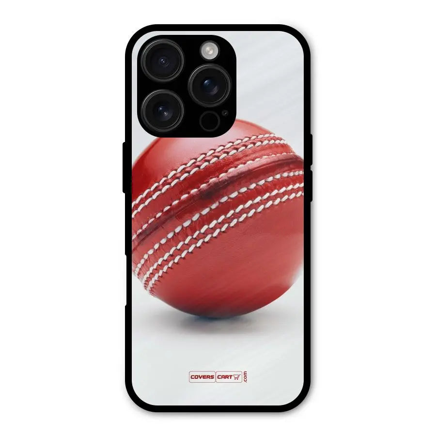 Red International Cricket Ball Shockproof Hybrid Protection (Metal + TPU) Back Case Cover CoversCart