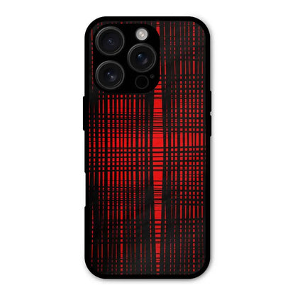 Red Net Design Shockproof Hybrid Protection (Metal + TPU) Back Case Cover CoversCart