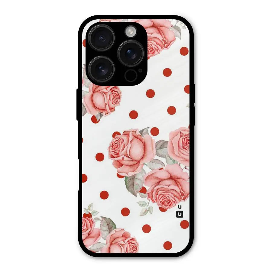 Red Peach Shade Flowers Shockproof Hybrid Protection (Metal + TPU) Back Case Cover CoversCart