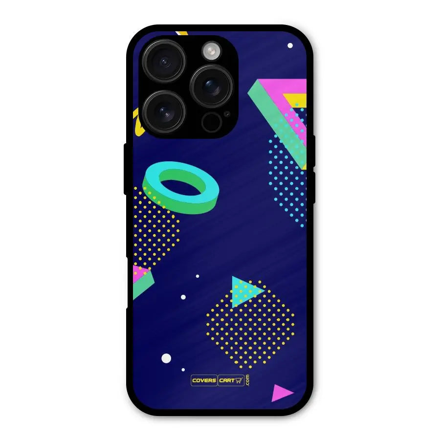 Retro Abstract Shockproof Hybrid Protection (Metal + TPU) Back Case Cover CoversCart