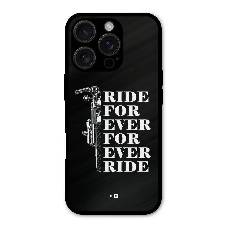 Ride Forever Shockproof Hybrid Protection (Metal + TPU) Back Case Cover CoversCart