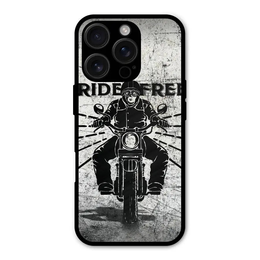 Ride Free Shockproof Hybrid Protection (Metal + TPU) Back Case Cover CoversCart