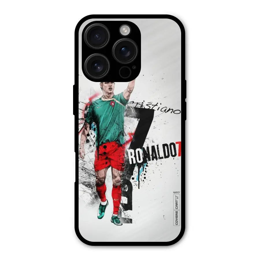 Ronaldo In Portugal Jersey Shockproof Hybrid Protection (Metal + TPU) Back Case Cover CoversCart