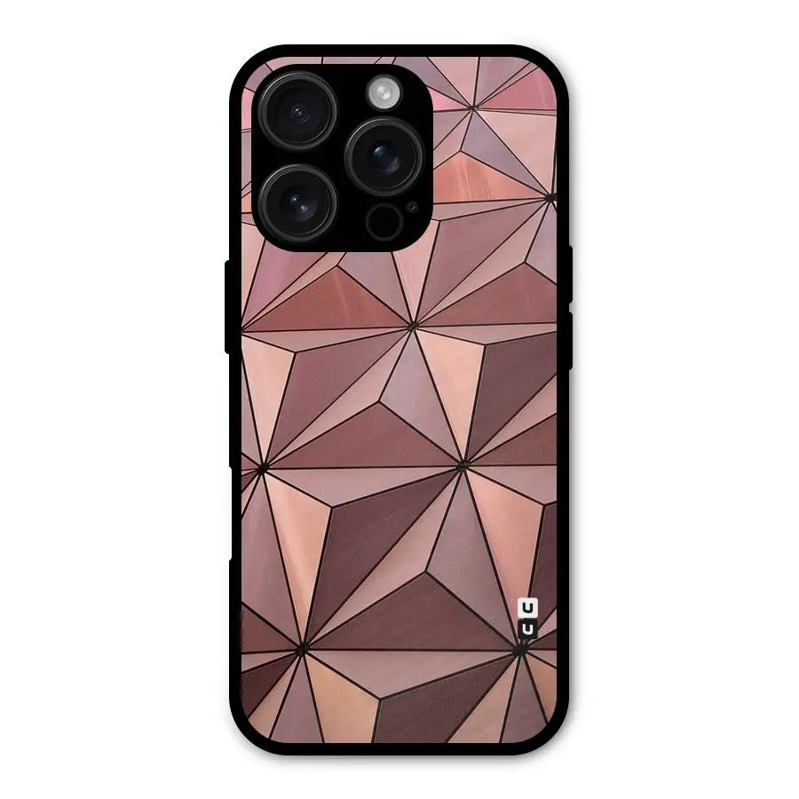 Rosegold Abstract Shapes Shockproof Hybrid Protection (Metal + TPU) Back Case Cover CoversCart
