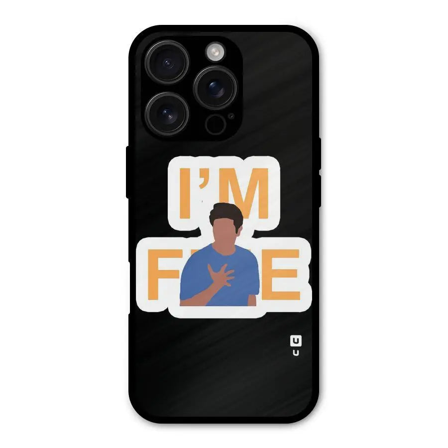 Ross is Fine Shockproof Hybrid Protection (Metal + TPU) Back Case Cover CoversCart