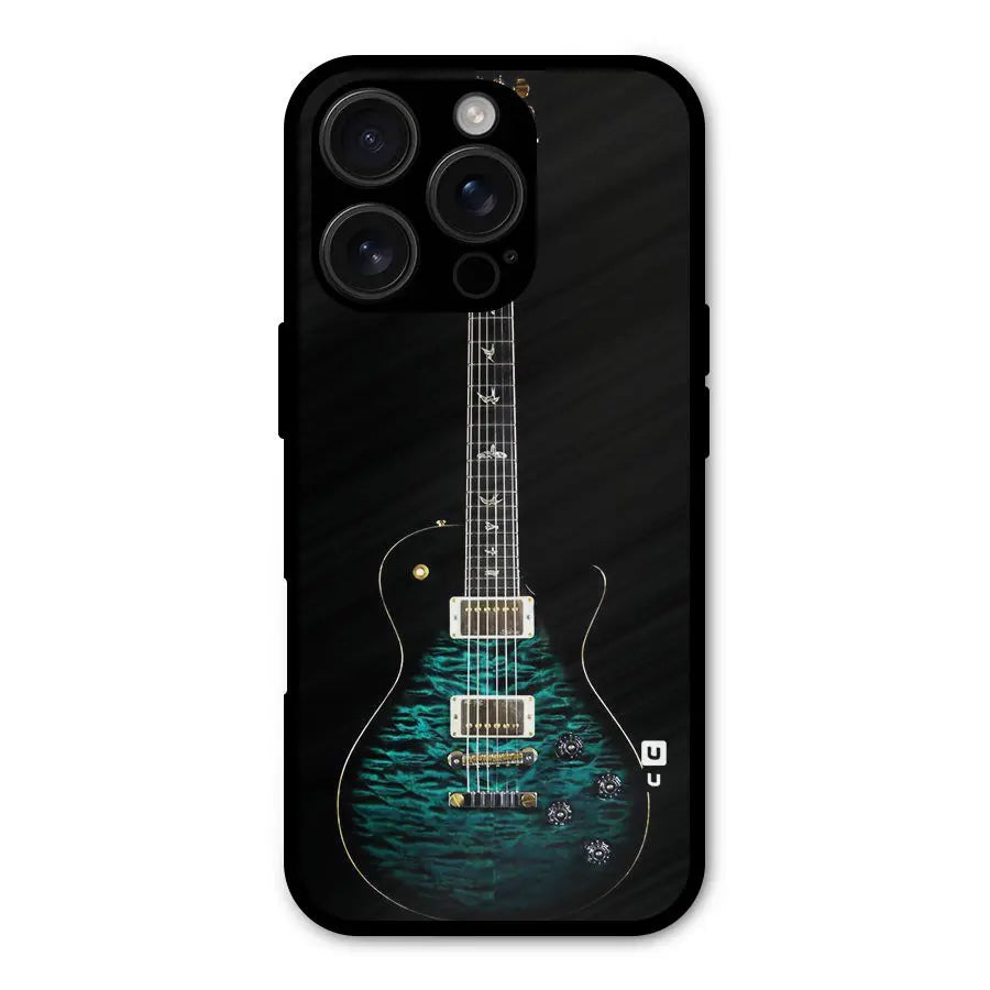 Royal Green Guitar Shockproof Hybrid Protection (Metal + TPU) Back Case Cover CoversCart
