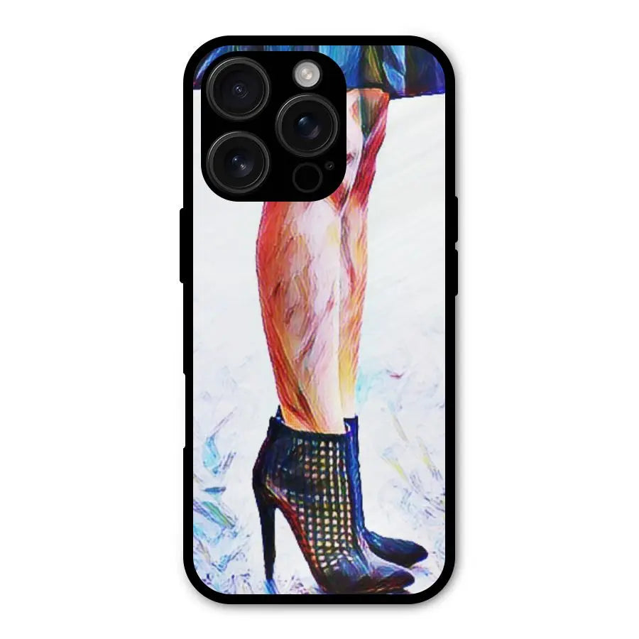 Sassy Heels Shockproof Hybrid Protection (Metal + TPU) Back Case Cover CoversCart