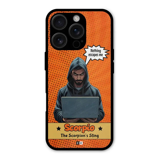 Scorpio Warning Shockproof Hybrid Protection (Metal + TPU) Back Case Cover CoversCart