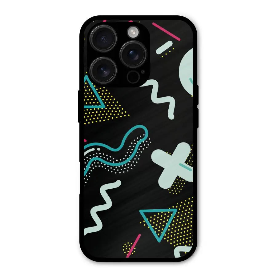 Shapes Pattern Shockproof Hybrid Protection (Metal + TPU) Back Case Cover CoversCart