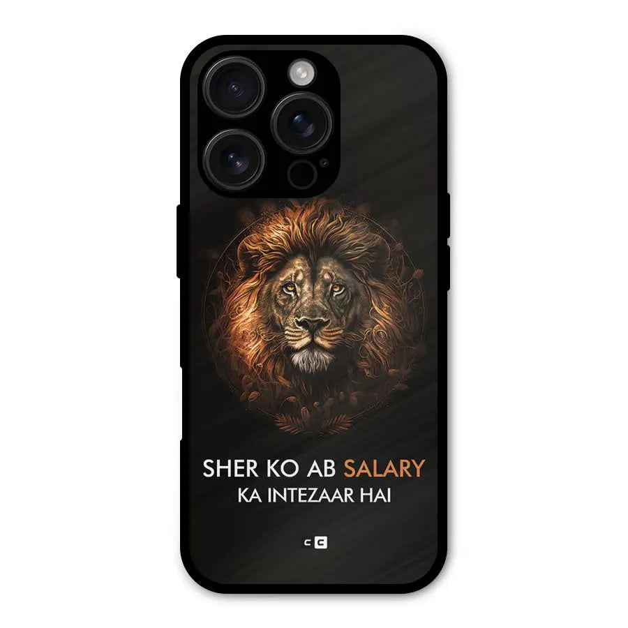Sher On Salary Shockproof Hybrid Protection (Metal + TPU) Back Case Cover CoversCart