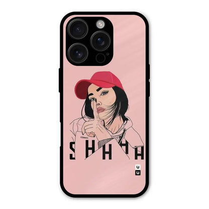 Shhhh Girl Shockproof Hybrid Protection (Metal + TPU) Back Case Cover CoversCart