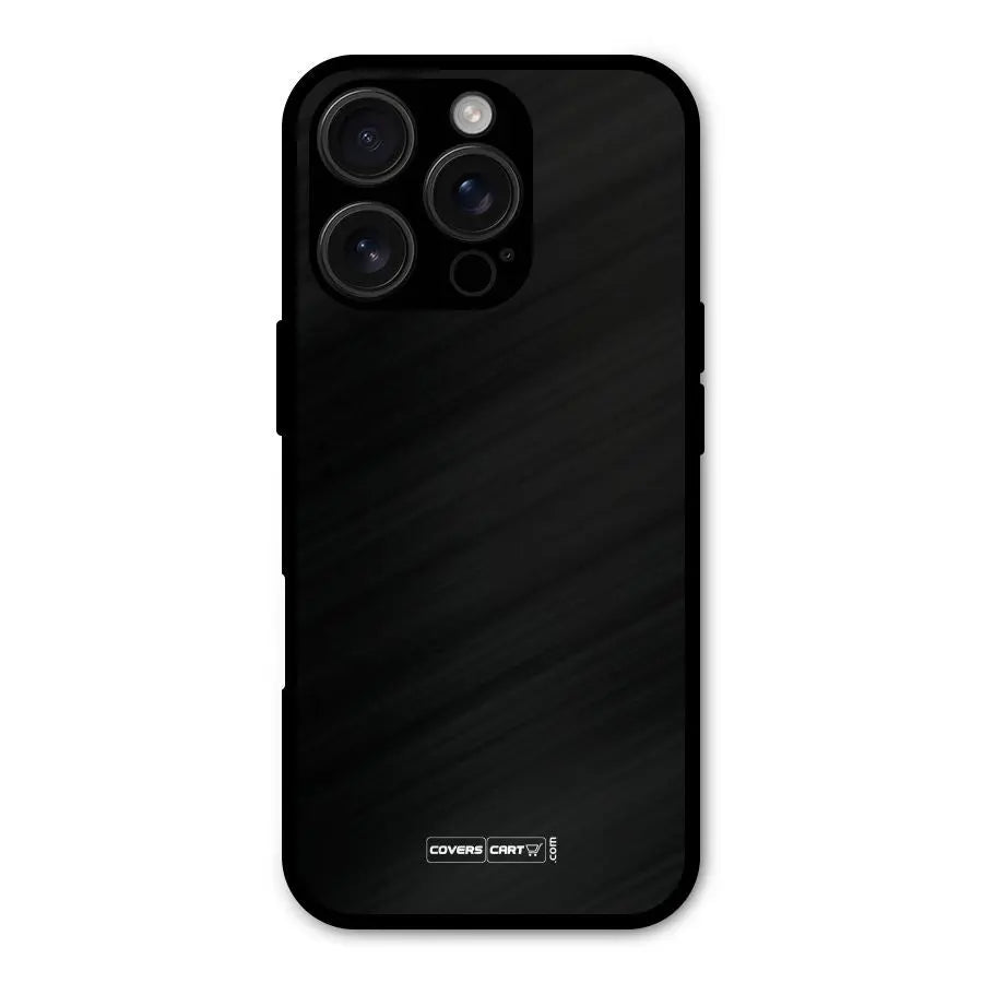 Simple Black Shockproof Hybrid Protection (Metal + TPU) Back Case Cover CoversCart