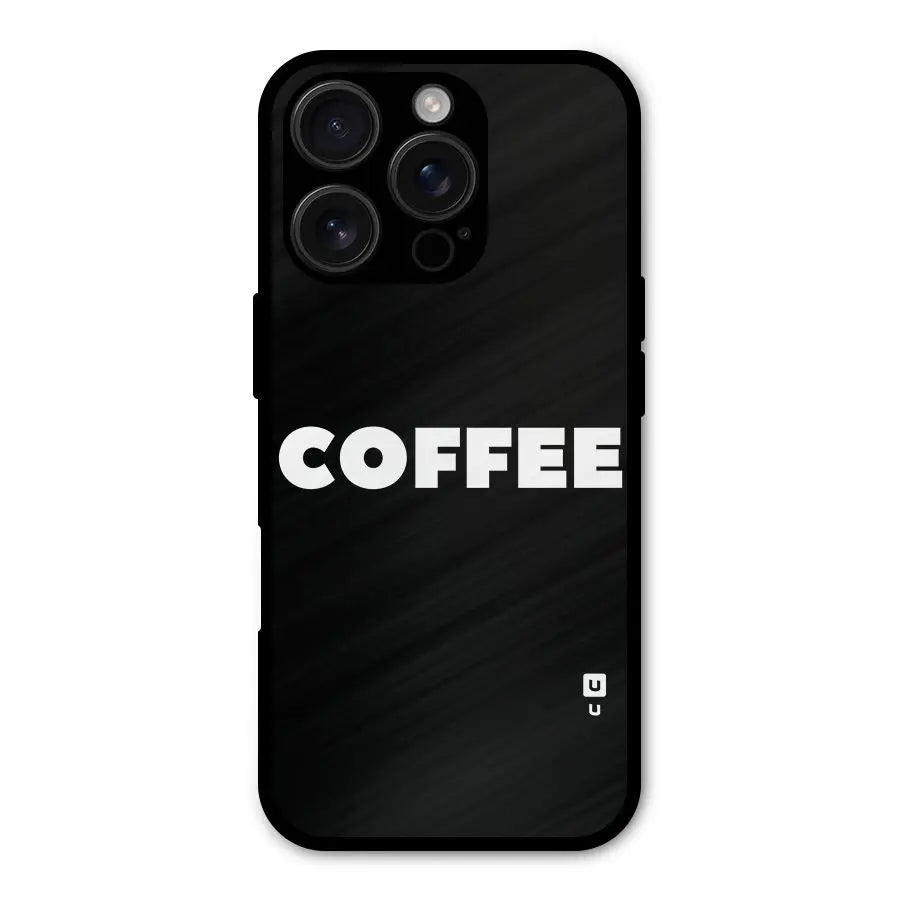 Simple Coffee Shockproof Hybrid Protection (Metal + TPU) Back Case Cover CoversCart