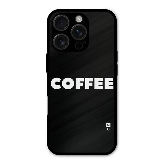 Simple Coffee Shockproof Hybrid Protection (Metal + TPU) Back Case Cover CoversCart