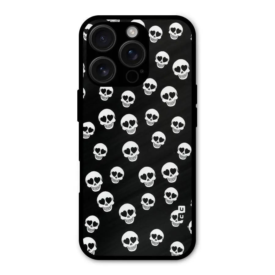 Skull Heart Shockproof Hybrid Protection (Metal + TPU) Back Case Cover CoversCart