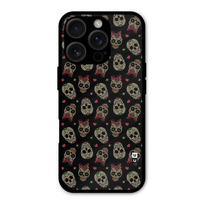 Skull Pattern Shockproof Hybrid Protection (Metal + TPU) Back Case Cover CoversCart