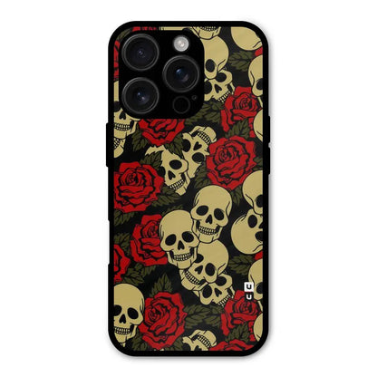 Skulled Roses Shockproof Hybrid Protection (Metal + TPU) Back Case Cover CoversCart