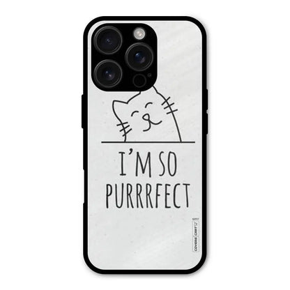 So Purrfect Shockproof Hybrid Protection (Metal + TPU) Back Case Cover CoversCart