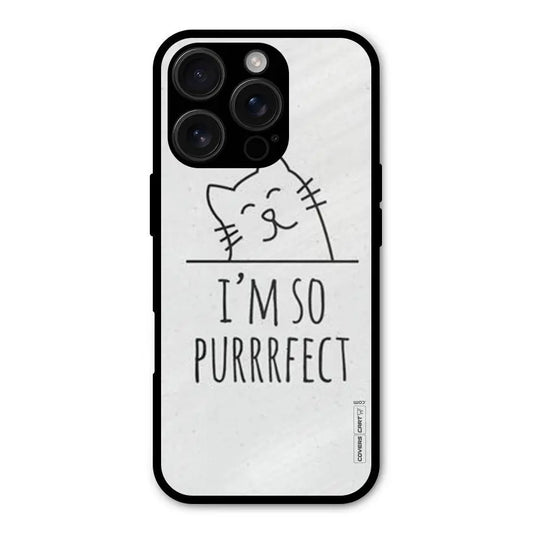 So Purrfect Shockproof Hybrid Protection (Metal + TPU) Back Case Cover CoversCart